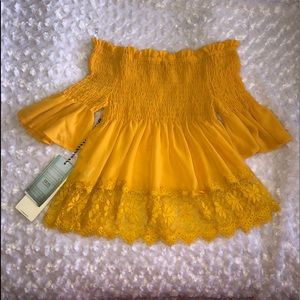 Off The Shoulder chiffon top